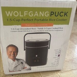 Wolfgang Puck White Portable Rice Cooker